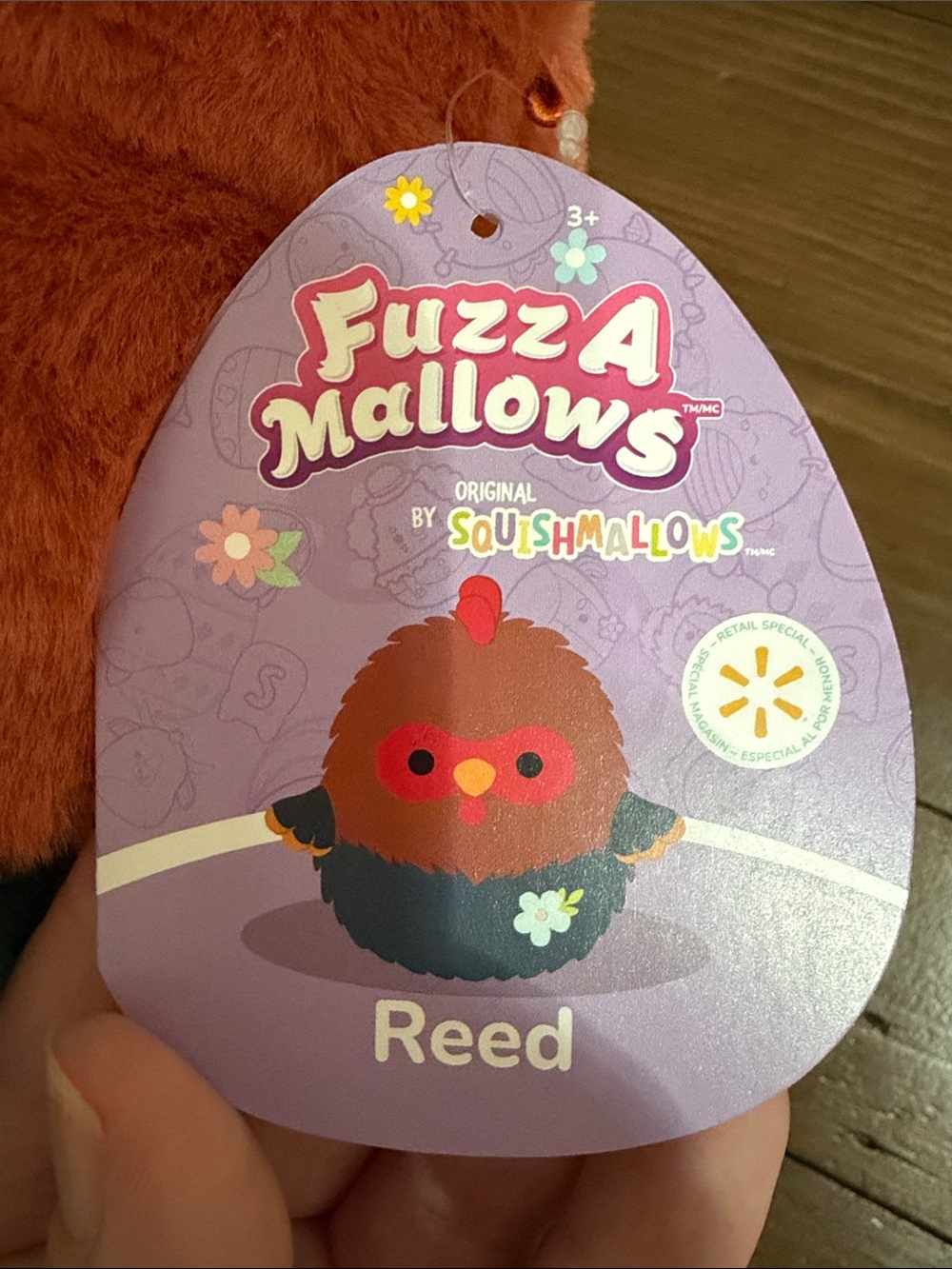Squishmallows fuzzamallows Reed 12” - Picture 8 of 8